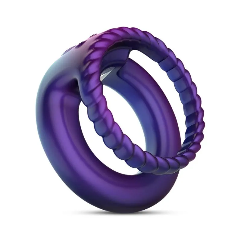 Hueman - Jupiter Vibrierender Cockring - Lila