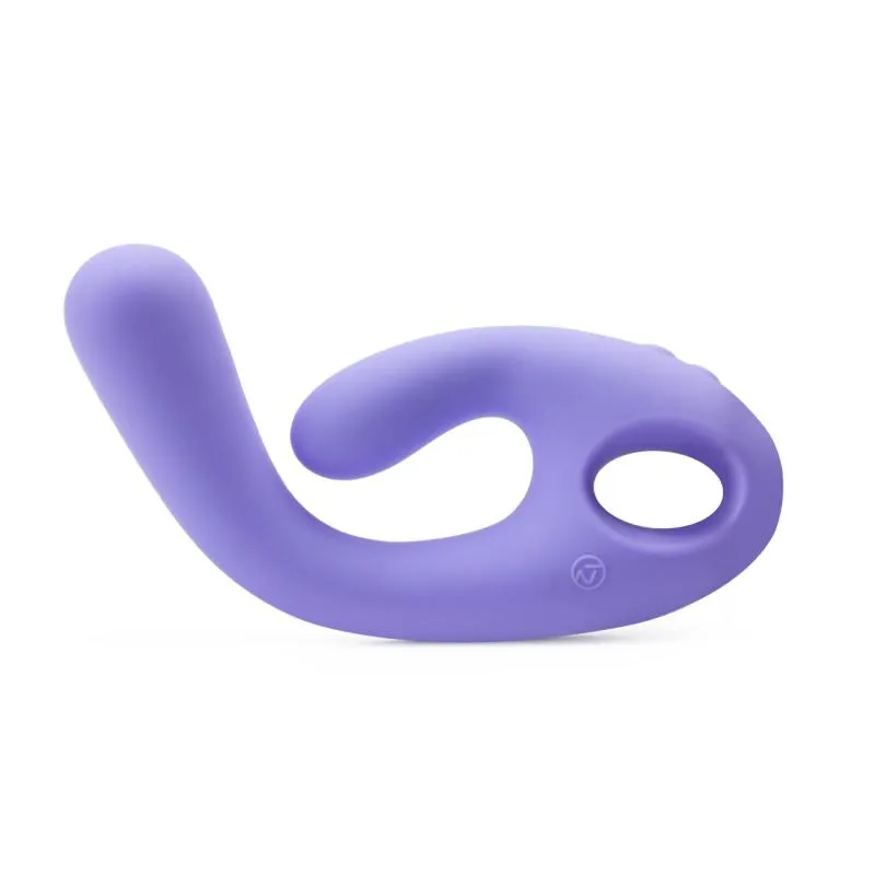 Nomi Tang - Flex Bi Bendable Dual Stimulation Vibrator Lavender