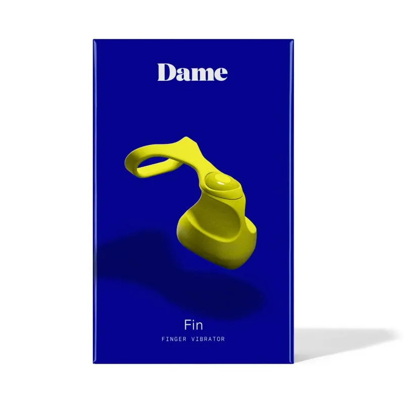 Dame - Fin Finger-Vibrator - Citrus