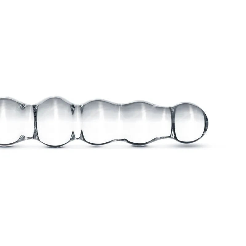 Gildo »gewellt« Glasdildo - 20cm
