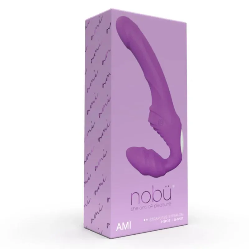 NOBÜ AMI – Gurtlos Vibrator-Dildo – Lila