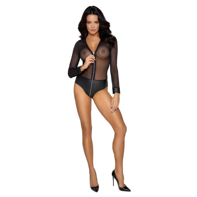 Cottelli Party - Transparenter Body - Schwarz