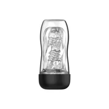 Nexus - Alpha Surge Stamina Masturbation Cup - Transparent Nexus - Alpha Surge Stamina Masturbation Cup - Transparent