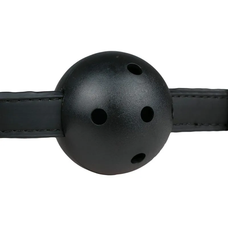 Easytoys Fetish - Ball gag met PVC bal - zwart