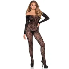 Leg Avenue - Spitzen Bodystocking - Schwarz Leg Avenue - Spitzen Bodystocking - Schwarz