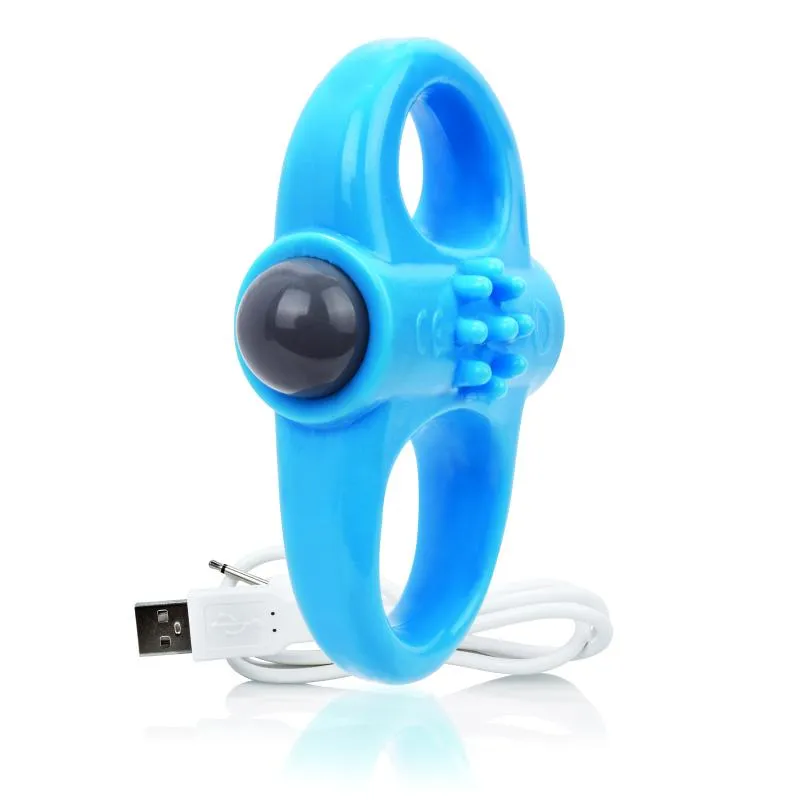The Screaming O - Charged Yoga Vibe Ring Blue