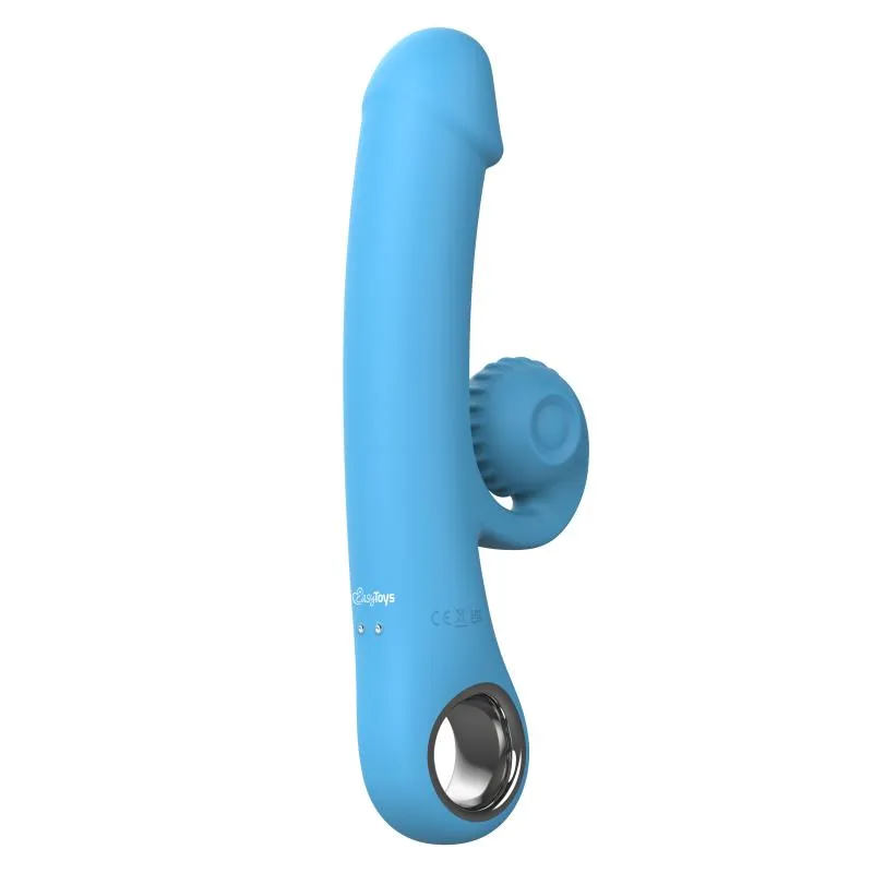 Online Only - Double Lust - Flexibler Snail Vibrator - Blau
