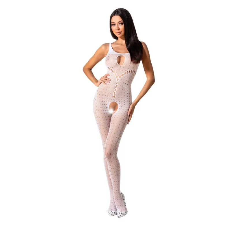 Passion - BS078 Catsuit - Weiss