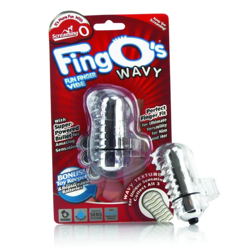 The Screaming O - The FingO Wavy Clear
