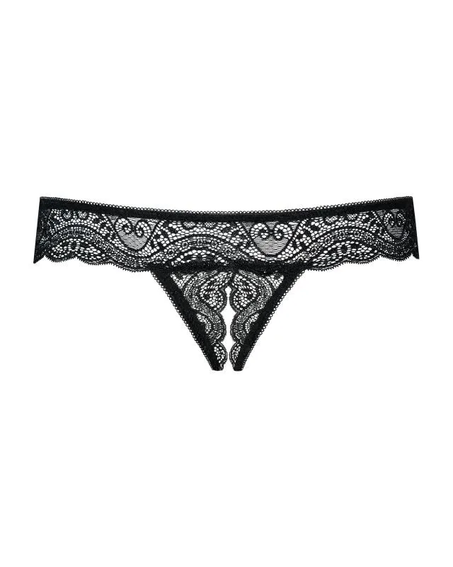 Miamor Tanga ouvert - Schwarz