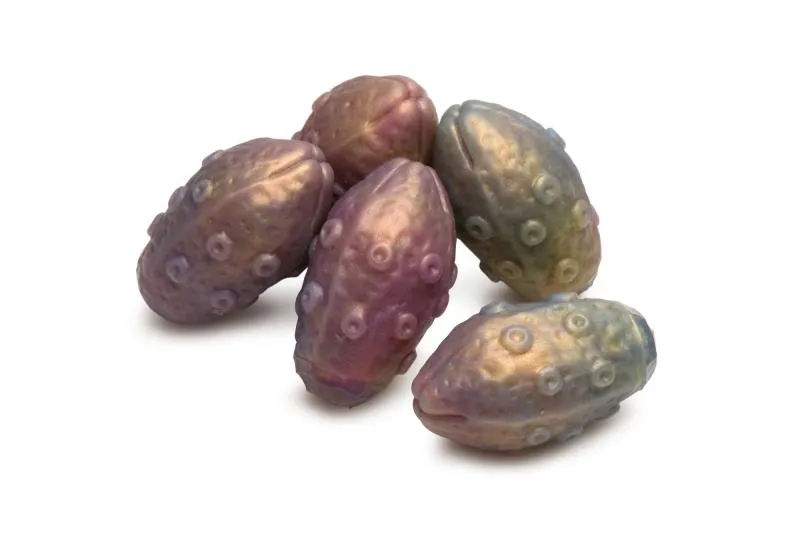 XR Brands - Tiefe Eindringling Tentakel Ovipositor Silikon Dildo mit Eiern