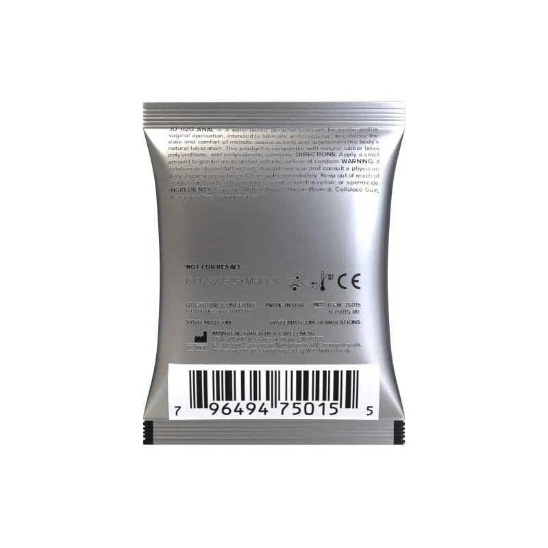 System JO - Sachet H2O Anal 5 ml