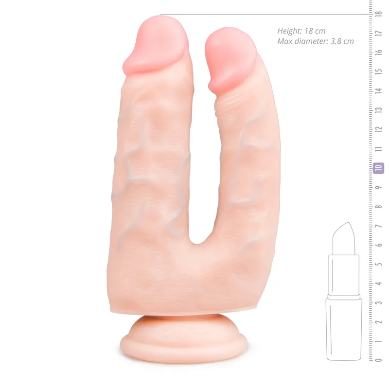 EasyToys Realistischer Doppeldildo - 18 cm