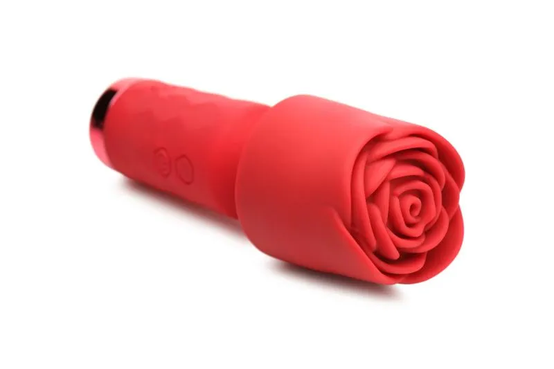 BLOOMGASM – Pleasure Rose Mini-Wand-Vibrator – Rot