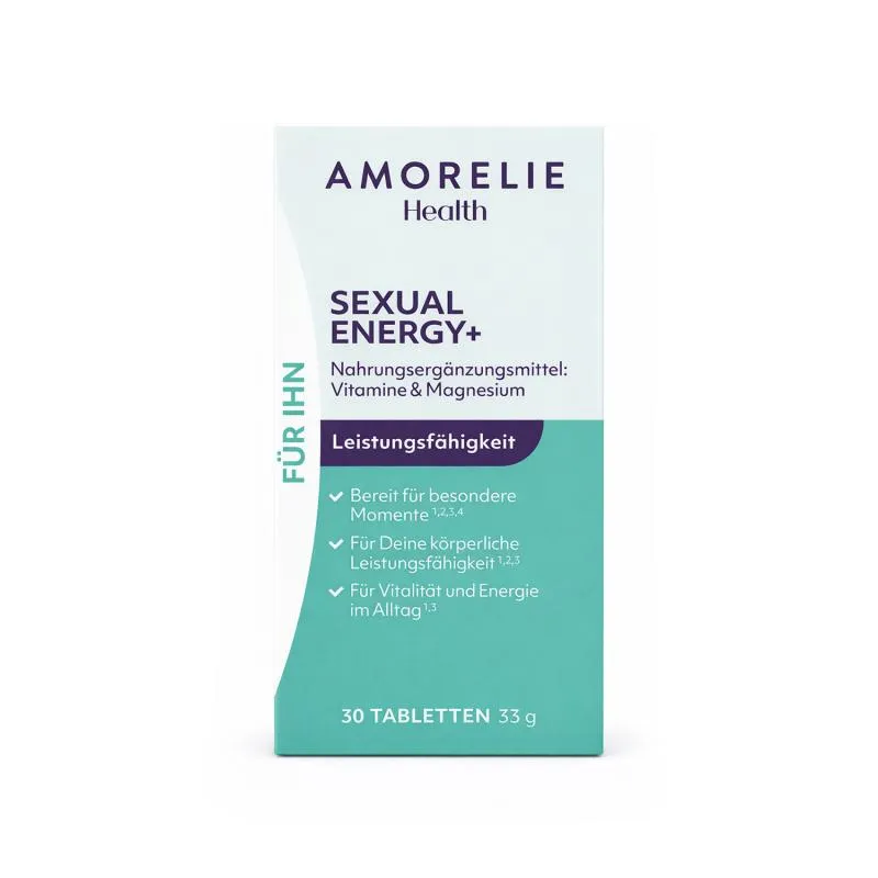 AMORELIE Health »Sexual Energy+« für Ihn - 30 Tabletten