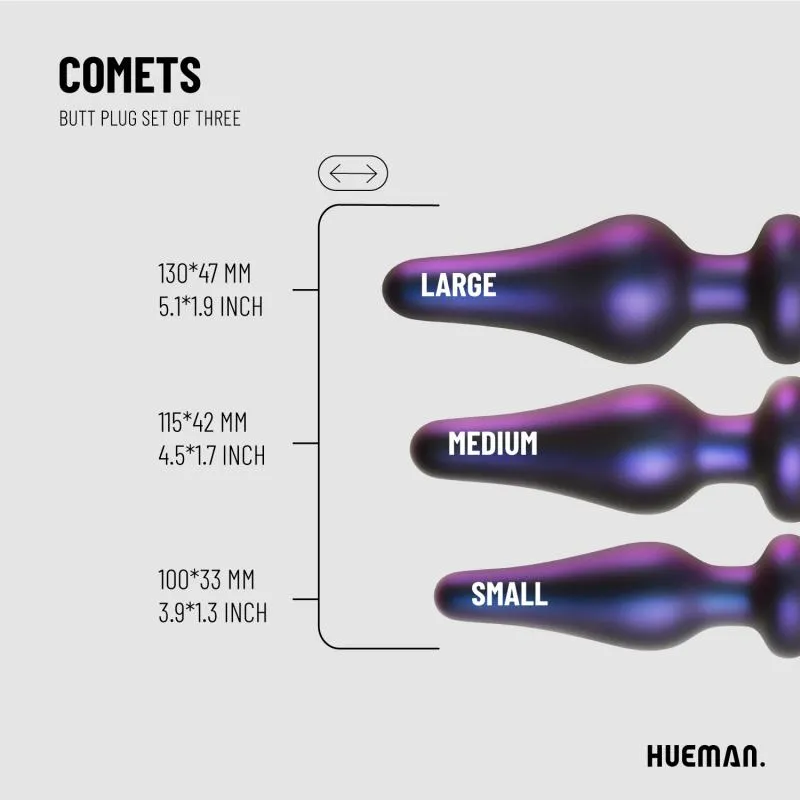 Hueman »Comets« Analplug-Set