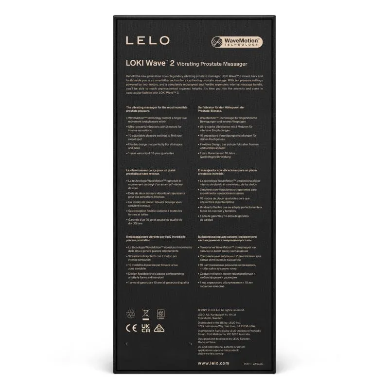 LELO »Loki Wave 2« Prostata-Vibrator