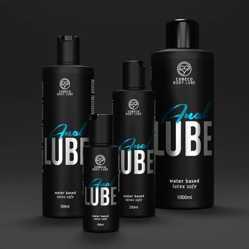 Cobeco Anal-Gleitmittel auf Wasserbasis - 500 ml