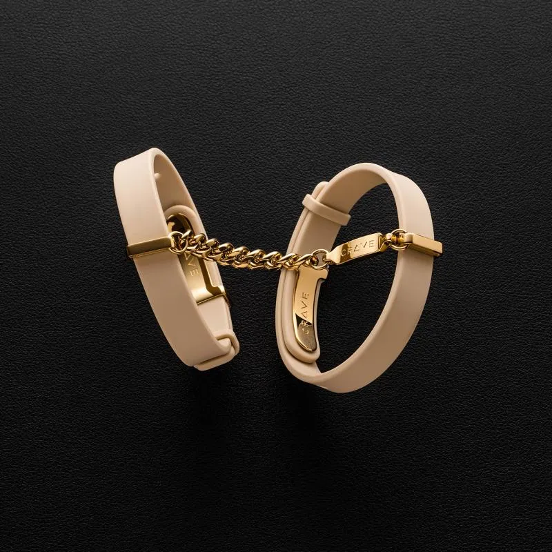 Crave - ID Handschellen - Beige