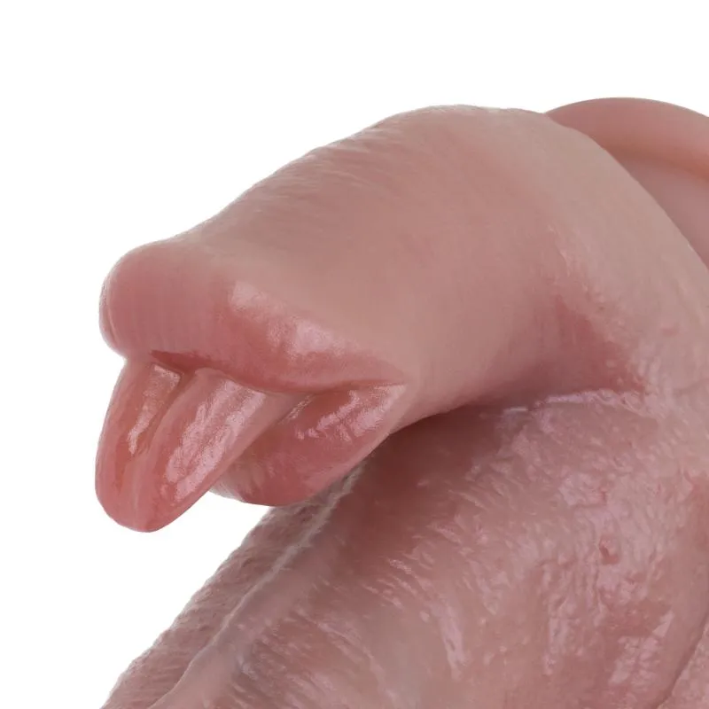 Real Fantasy - Logan Heizender Stoßender Dildo - 22 cm