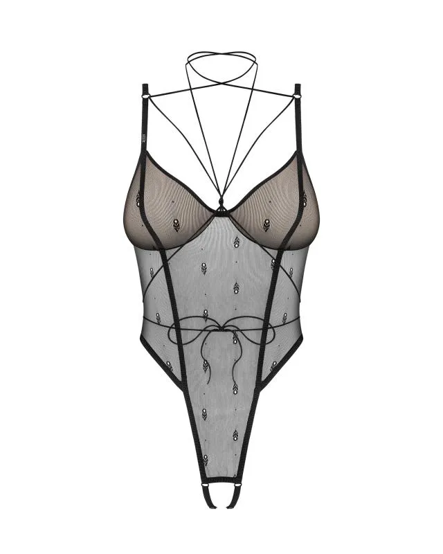 Obsessive - Freedom Anniverse Special Schrittloser Body - Schwarz