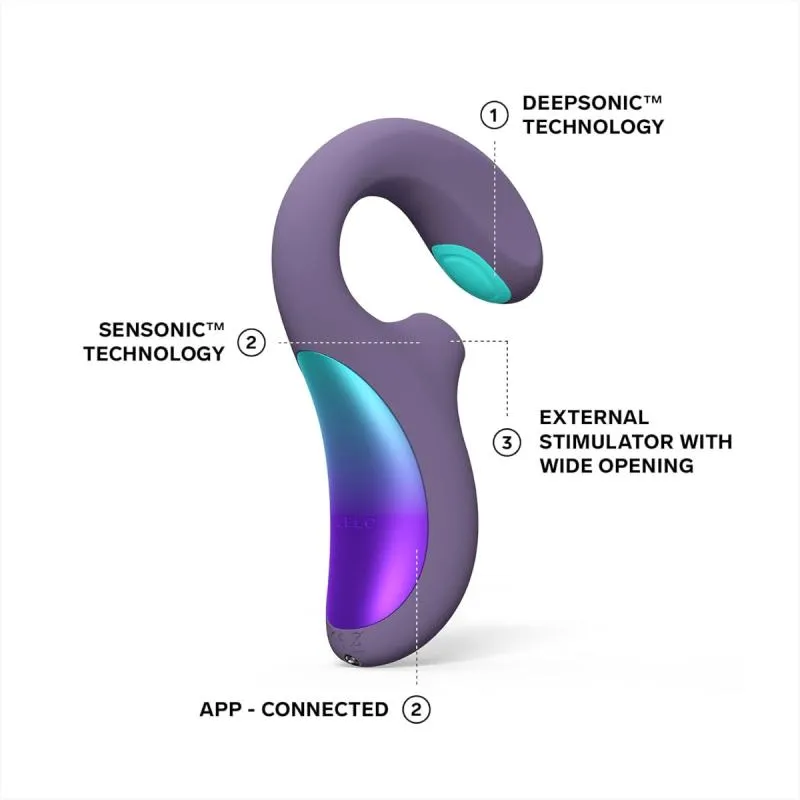 LELO - ENIGMA Double Sonic A-Spot Vibrator - Cyber Purple