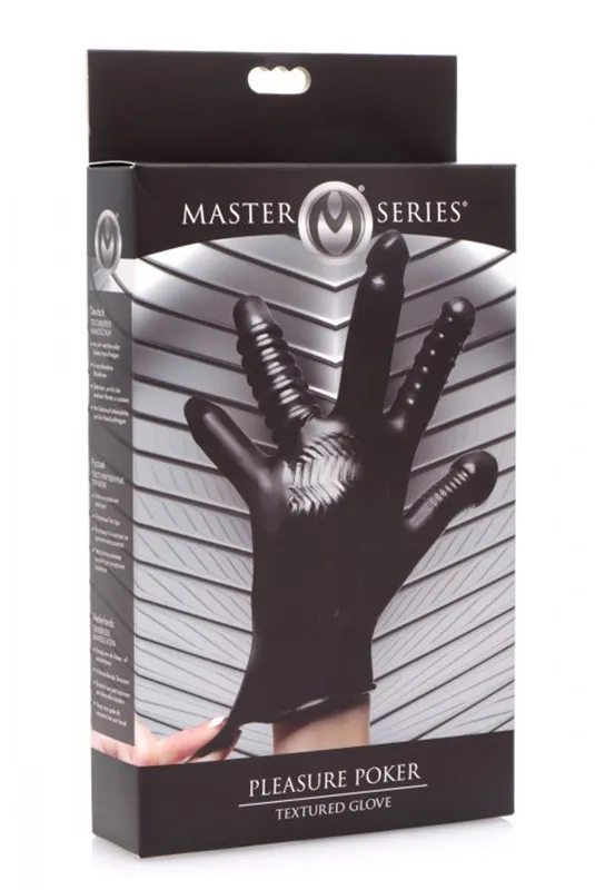 Master Series »Pleasure Poker« Analhandschuh