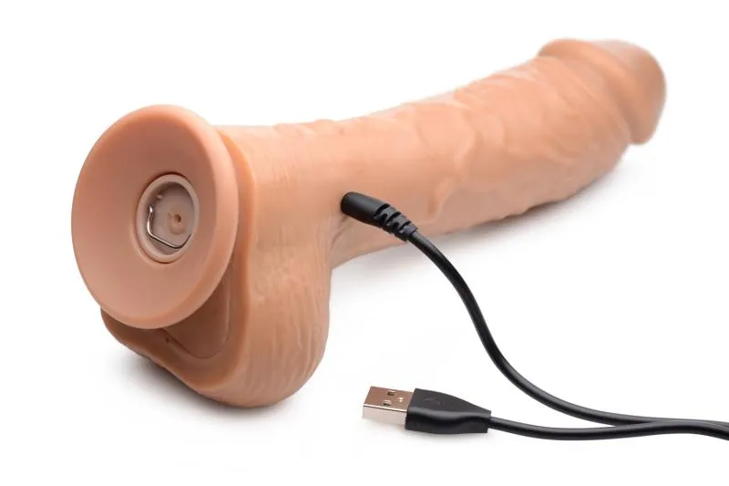 Loadz - Vibrierender Spritzdildo -21,5 cm & Mittlere Farbe