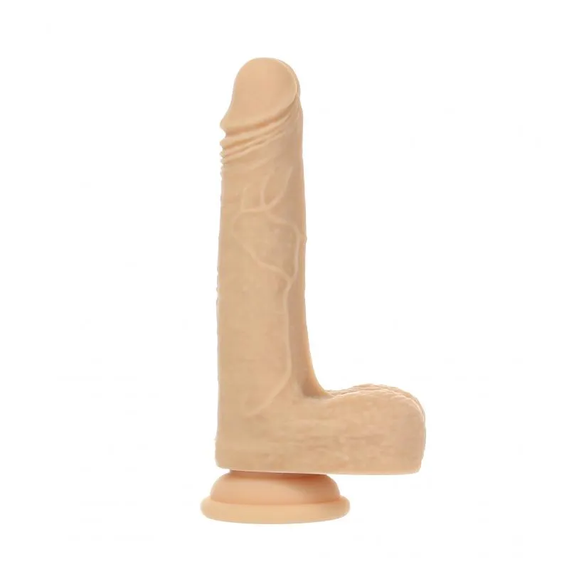 Naked Addiction - Realistischer rotierender Dildo mit Fernbedienung - 19 cm