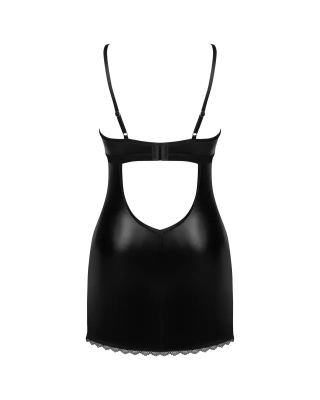 Obsessive - Norides Babydoll & String - Schwarz