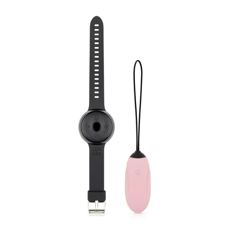 LUV EGG mit Uhr - Pink