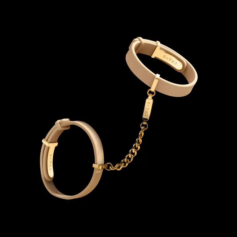 Crave - ID Handschellen - Beige
