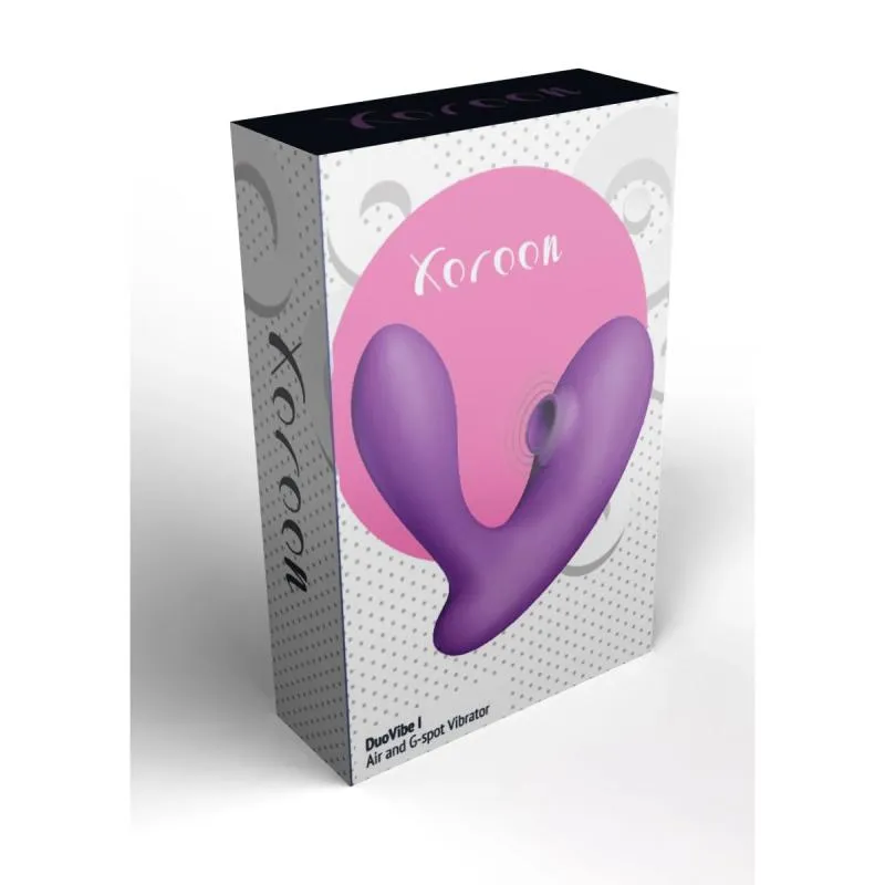 Xocoon - DuoVibe 1 Air Vibrator - Lila
