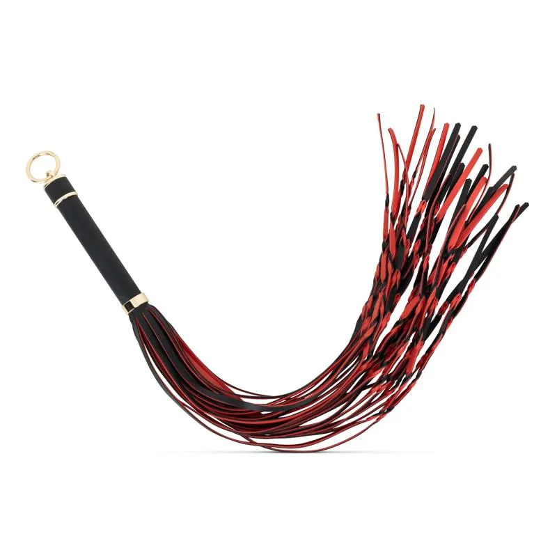 Easytoys Fetish - Flogger 64 cm - Rot und Schwarz