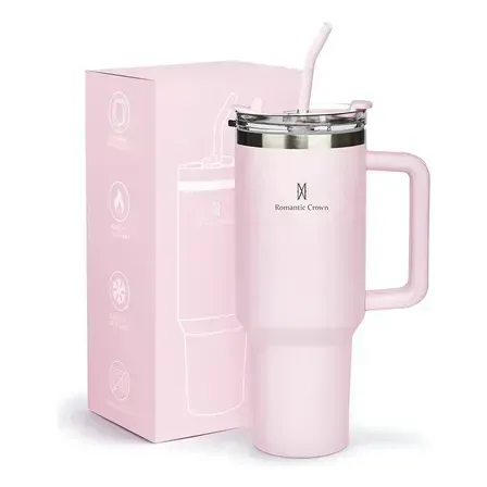 Copo Térmico Gigante 1,2l Inox Com Tampa E Inox Canudo Cor Rosa Cor Pura / Material Fosco Copo Térmico Gigante 1,2l Inox Com Tampa E Inox Canudo Cor Rosa Cor Pura / Material Fosco