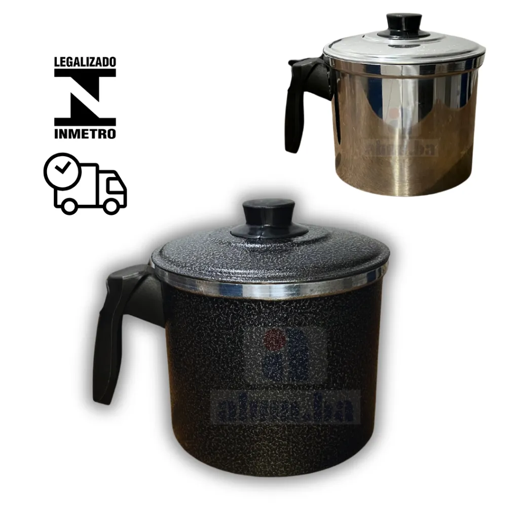 leiteira cafeteira com tampa fervedor canecao para fazer café preta e alumínio grande e pequena leiteira cafeteira com tampa fervedor canecao para fazer café preta e alumínio grande e pequena