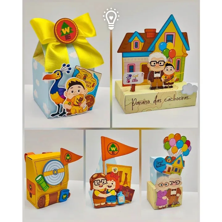 Caixas Personalizadas UP ALTAS AVENTURAS – Lembrancinha / Aniversário Caixas Personalizadas UP ALTAS AVENTURAS – Lembrancinha / Aniversário