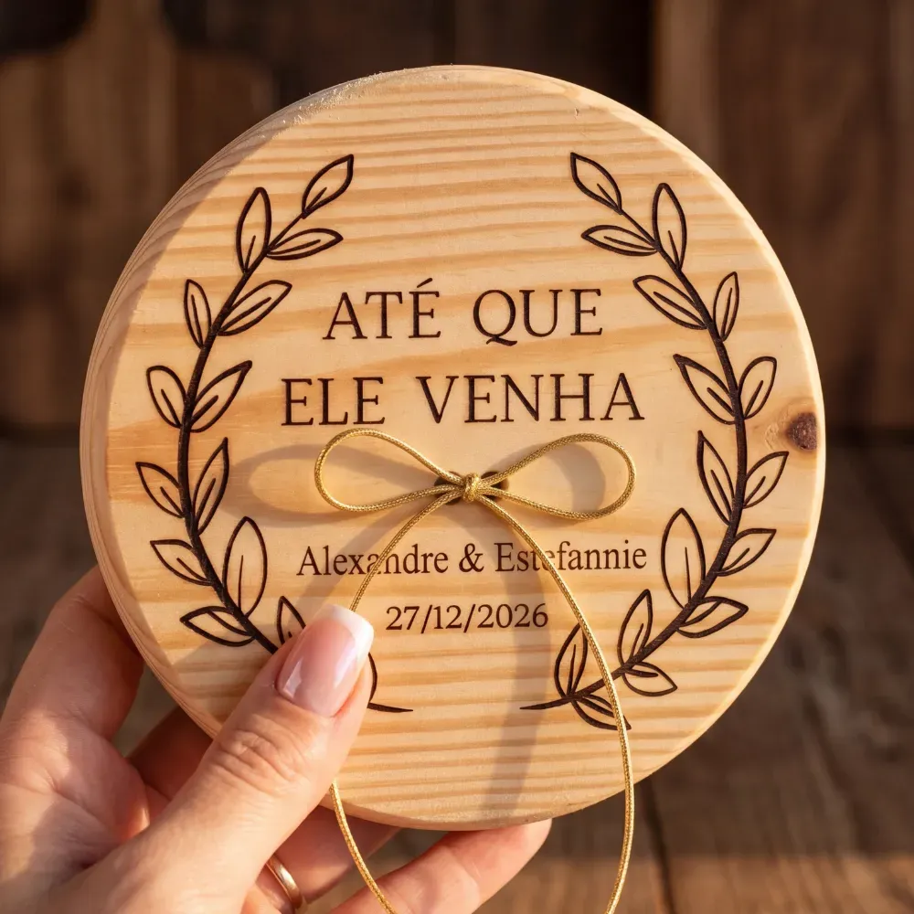 PORTA ALIANÇA PARA CASAMENTO EM MADEIRA PINUS PERSONALIZADO COM SUPORTE PORTA ALIANÇA PARA CASAMENTO EM MADEIRA PINUS PERSONALIZADO COM SUPORTE