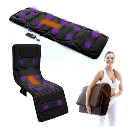 Esteira Massageadora Com Aquecimento E Vibração Relaxmedic Preto Esteira Massageadora Com Aquecimento E Vibração Relaxmedic Preto