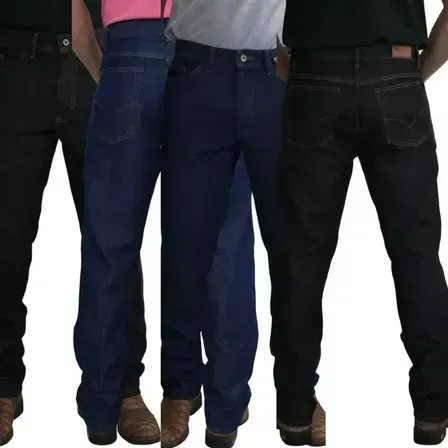 Kit 4 Calças Jeans Masculina Tradicional Atacado Promoção Kit 4 Calças Jeans Masculina Tradicional Atacado Promoção