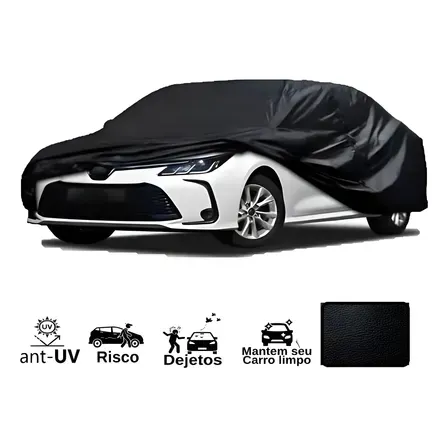 Capa Cobrir Carro 100% Forrada Impermeável Couro Anti-gato Capa Cobrir Carro 100% Forrada Impermeável Couro Anti-gato