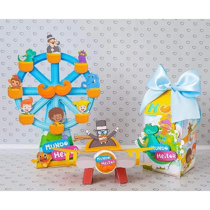 Caixas Personalizadas Mundo Bita 3D Caixas Personalizadas Mundo Bita 3D