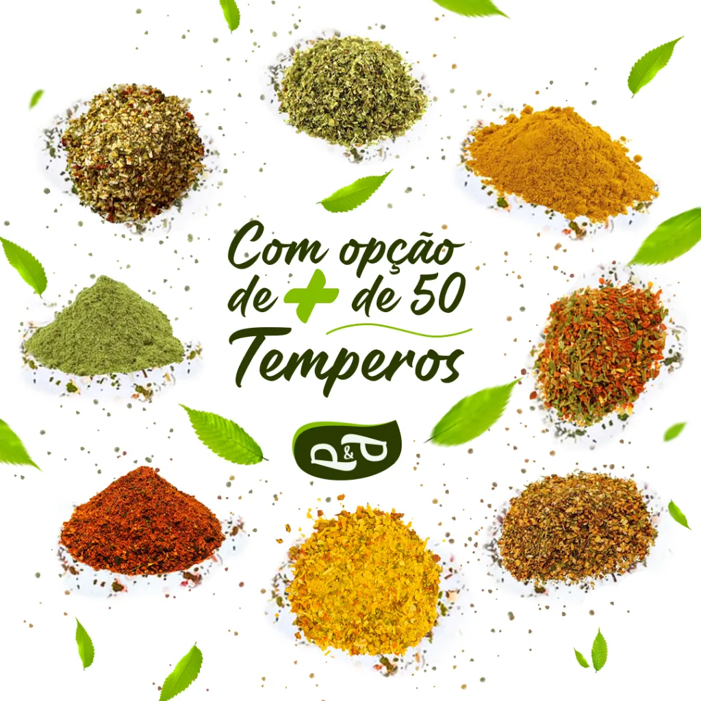 Temperos Condimentos Sal de Parrilha e Pimenta 100g 50 Opções - P&P Temperos Condimentos Sal de Parrilha e Pimenta 100g 50 Opções - P&P