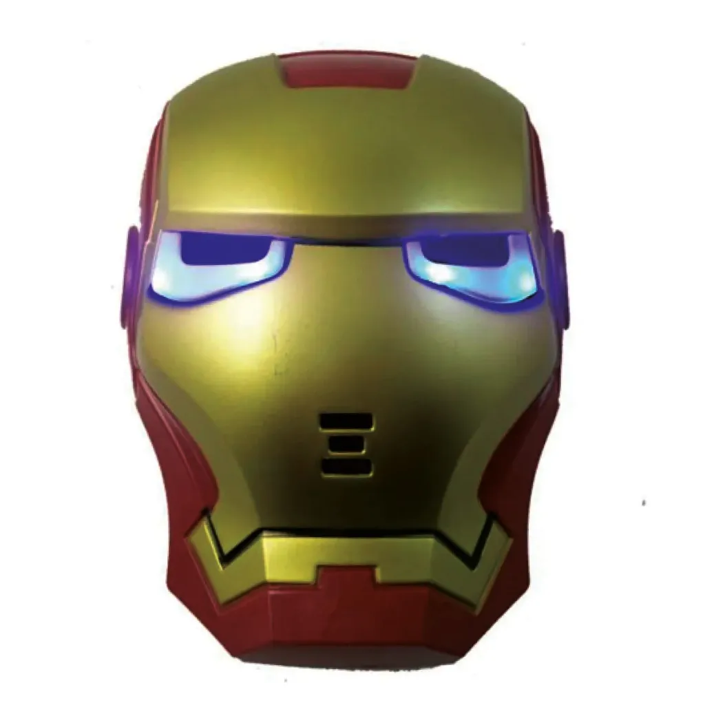 Máscara Homem De Ferro Com Led Máscara Homem De Ferro Com Led