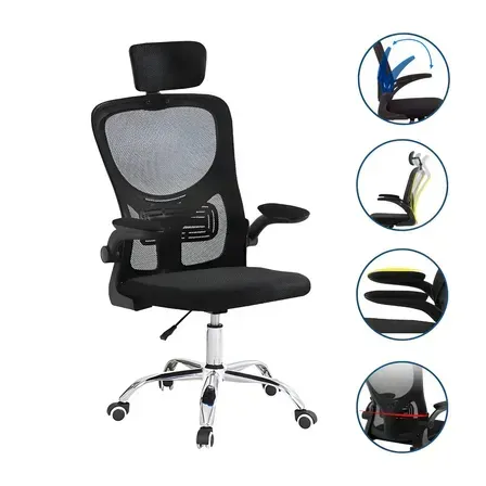 Cadeira De Escritório Até 150kg Executiva Presidente Office Preto - Luxo Premium Assento E Encosto Em Tela Mesh, Cadeira De Escritório Até 150kg Executiva Presidente Office Preto - Luxo Premium Assento E Encosto Em Tela Mesh,
