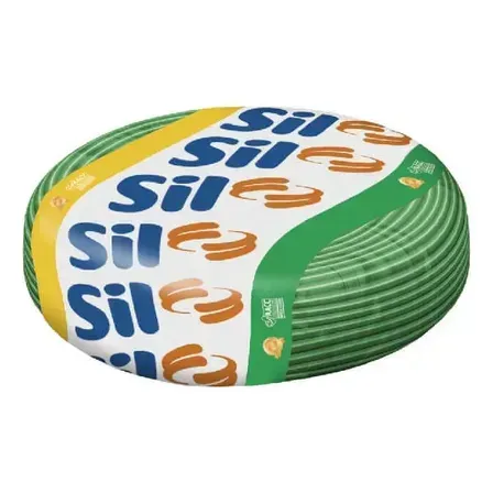 Cabo Flexivel SIL Verde 1x2.5mm² - Rolo com 100metros Cabo Flexivel SIL Verde 1x2.5mm² - Rolo com 100metros