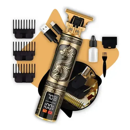 Maquina Barbear Maquininha Dragao Cortar Cabelo Barba Elétrica Aparador Depilador Intimo Pelos Masculino - Crowley Maquina Barbear Maquininha Dragao Cortar Cabelo Barba Elétrica Aparador Depilador Intimo Pelos Masculino - Crowley