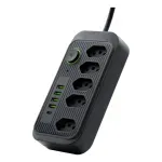 Extensão Coibeu Wkc-541 10 Tomadas 2m 4 Usb Bivolt Extensão Coibeu Wkc-541 10 Tomadas 2m 4 Usb Bivolt