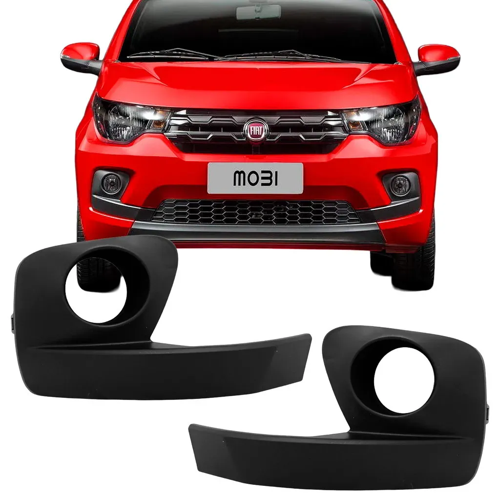 Grade Milha Para-choque Fiat Mobi 2015 16 17 A 2020 Com Furo Grade Milha Para-choque Fiat Mobi 2015 16 17 A 2020 Com Furo