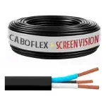 Fio Cabo Pp 1,5mm Flexivel 3x1,5mm 3 Vias Rolo 100 Metros Para Extensão Cor Preto Marca Screen Vision Fio Cabo Pp 1,5mm Flexivel 3x1,5mm 3 Vias Rolo 100 Metros Para Extensão Cor Preto Marca Screen Vision